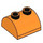 LEGO Oranje Helling 2 x 2 Gebogen met 2 Studs Aan Top (30165)