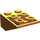 LEGO Oranje Helling 2 x 3 (25°) Omgekeerd met verbindingen tussen noppen (2752 / 3747)