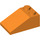 LEGO Oranje Helling 2 x 3 (25°) met ruw oppervlak (3298)