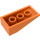 LEGO Orange Slope 2 x 4 (18°) (30363)