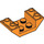 LEGO Oranje Helling 2 x 4 (45°) Dubbele Omgekeerd met Open Midden (4871)
