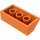 LEGO Orange Slope 2 x 4 (45°) with Rough Surface (3037)