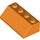 LEGO Orange Slope 2 x 4 (45°) with Rough Surface (3037)