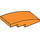 LEGO Oranje Helling 2 x 4 Gebogen (93606)