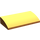 LEGO Orange Slope 2 x 4 Curved with Bottom Tubes (88930)