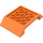 LEGO Oranje Helling 4 x 6 (45°) Dubbele Omgekeerd met Open Midden zonder gaten (30283 / 60219)