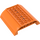 LEGO Orange Slope 8 x 8 x 2 Curved Inverted Double (54091)