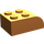 LEGO Orange Pente Brique 2 x 3 avec Haut incurvé (6215)