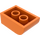 LEGO Oranje Helling Steen 2 x 3 met Gebogen bovenkant (6215)