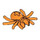 LEGO Orange Spinne mit Clip (30238)