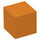LEGO Orange Square Minifigure Head (19729 / 25194)