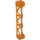 LEGO Orange Support 2 x 2 x 10 Poutre Triangulaire Verticale (Type 4 - 3 postes, 3 sections) (4687 / 95347)