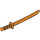 LEGO Orange Sword with Square Guard and Capped Pommel (Shamshir) (21459)