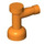 LEGO Orange Zapfhahn 1 x 1 mit Loch am Ende (4599)