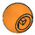 LEGO Orange Technic Ball (18384 / 32474)