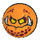 LEGO Orange Technic Ball with Globlin, Yellow Eyes, Mouth closed (18384 / 24386)