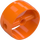 LEGO Orange Technic Cylinder with Center Bar (41531 / 77086)