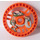 LEGO Orange Technic Disk 5 x 5 with Rope (32354)