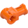 LEGO Orange Technic Through Axle Connector with Bushing (32039 / 42135)