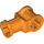 LEGO Orange Technic Through Axle Connector with Bushing (32039 / 42135)