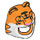 LEGO Orange tigre Costume Couvre-chef avec Noir Rayures (98799)