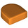 LEGO Orange Tile 1 x 1 Half Oval (24246 / 35399)