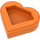 LEGO Orange Tile 1 x 1 Heart (5529 / 39739)