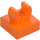 LEGO Orange Tile 1 x 1 with Clip (Raised &quot;C&quot;) (15712 / 44842)