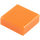 LEGO Oransje Tile 1 x 1 med Rille (3070 / 30039)