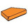 LEGO Orange Fliese 1 x 2 45° Angled Cut Links (5091)