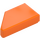 LEGO Orange Bricka 1 x 2 45° Vinklad Cut Höger (5092)