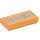 LEGO Orange Tile 1 x 2 with CALIFORNIA, 20, 15, and 136113 9 66 Pattern with Groove (3069 / 15910)