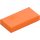 LEGO Orange Tile 1 x 2 with Groove (3069 / 30070)