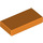 LEGO Orange Tile 1 x 2 with Groove (3069 / 30070)