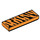 LEGO Oranje Tegel 1 x 3 met Tijger Strepen (54978 / 63864)