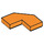 LEGO Orange Fliese 2 x 2 Ecke mit Cutouts (27263)