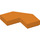 LEGO Orange Fliese 2 x 2 Ecke mit Cutouts (27263)