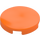 LEGO Orange Tile 2 x 2 Round with &quot;X&quot; Bottom (4150)