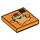 LEGO Orange Tuile 2 x 2 avec Bowser avec rainure (3068 / 79886)