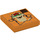LEGO Orange Tuile 2 x 2 avec Bowser avec rainure (3068 / 79886)