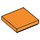 LEGO Orange Tile 2 x 2 with Groove (3068)
