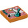 LEGO Orange Tuile 2 x 2 avec Mouette Guitar print avec rainure (3068 / 75380)