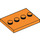 LEGO Orange Fliese 3 x 4 mit Vier Bolzen (17836 / 88646)