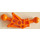 LEGO Naranja Toa Pierna 1 x 7 con 2 Pelota Joints 30 grados (32482)