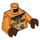 LEGO Orange Torso Orange Space Suit with NASA Logo Print (973 / 76382)