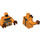 LEGO Orange Torso Orange Raum Suit mit NASA Logo Print (973 / 76382)