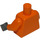 LEGO Orange Town Konstruktion Worker Torso (973)