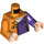 LEGO Orange Two-Face&#039;s Henchman Torse avec Dark Violet La gauche Bras (973 / 76382)