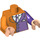 LEGO Orange Two-Face with Orange and Purple Suit Torso (76382 / 88585)