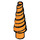 LEGO Oranje Unicorn Hoorn met Spiral (34078 / 89522)
